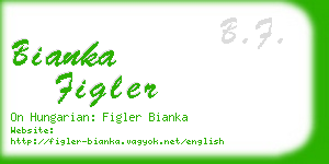 bianka figler business card